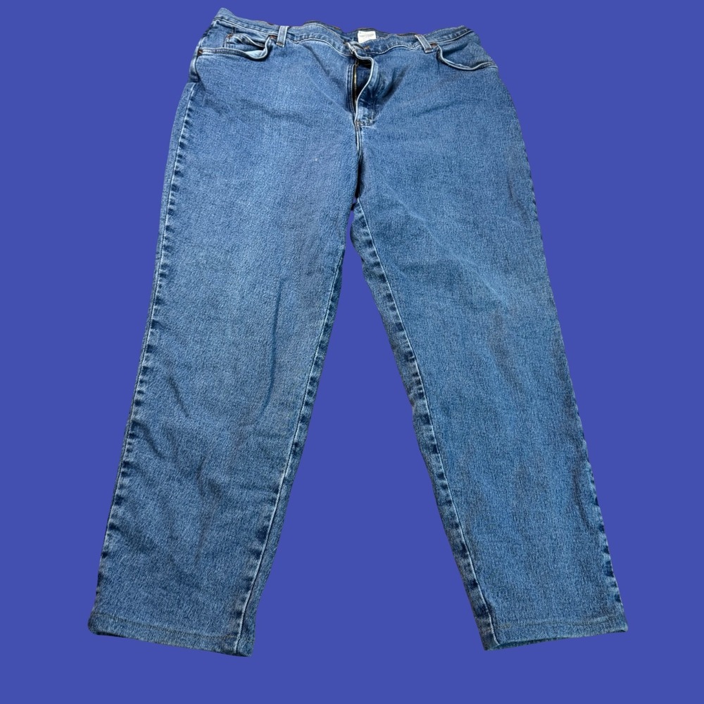 Vintage Levi's 950 Jeans Womens 20W Relaxed Fit Tapered Leg Orange Tab USA 90s